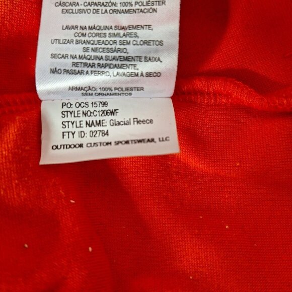 Columbia Women's Glacial Fleece Quarter Zip Orange Medium - Picture 7 of 7